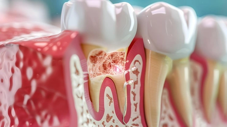 3d model highlighting dental problems cavities gum disease diagnostic use 38013 19754